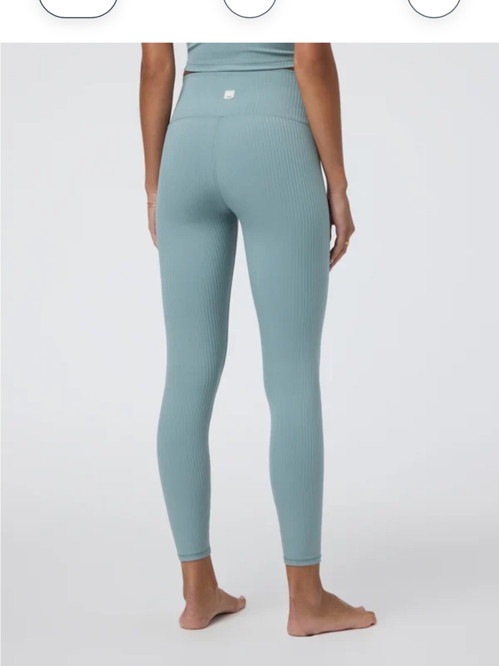 Vuori Inversion Rib Legging - Mist, Small, NWOT - Picture 2 of 8